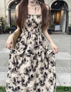 SHEIN 花柄ワンピース