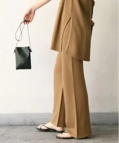 notch ニット ワイドパンツ タグ付き