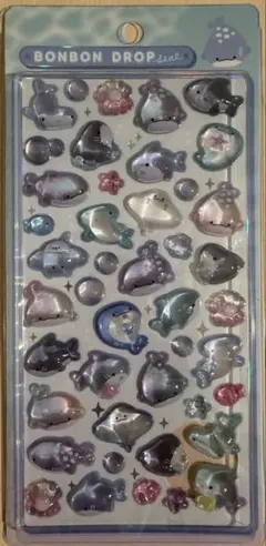 新品未開封　ボンボンドロップシール 水族館限定　ジンベイザメ　クーリア 正規品