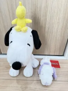 スヌーピーとウッドストックのぬいぐるみセット