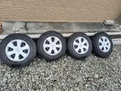 155 80 R13 21年製スタッドレス2本その②※その①〜②両方購入くださいのサムネイル