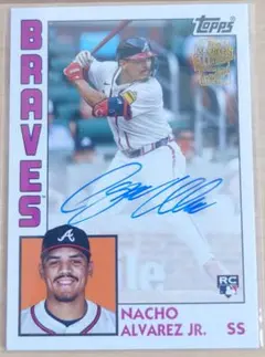 Mets アーロム・バルディリス 直筆サインカード 阪神、オリックス 