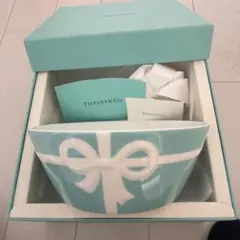 箱無し Tiffany & Co. 皿 リボンデザイン四角皿ギフトボック - メルカリ