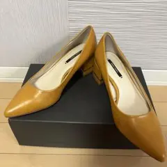 ZARA BASIC パンプス　マスタード　イエロー