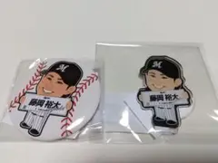 ロッテ 藤岡選手 バッジ&アクリルスタンド
