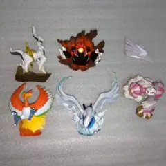 ポケモン ゲーム予約特典のフィギュア 5体セット