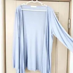 (未使用)CECIL McBEE ライトブルーロングカーディガン 長袖
