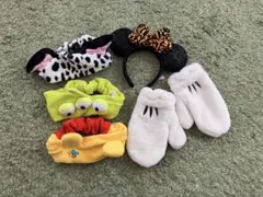 TOKYOディズニーリゾートカチューシャ、手袋セット