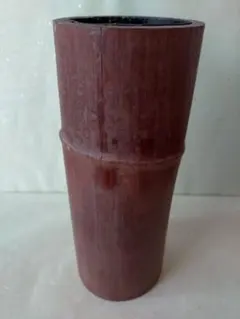 竹製 円筒形 花器 約15cm - メルカリ