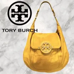 ☆希少カラー☆TORY BURCH 本革イエロー ショルダーバッグ