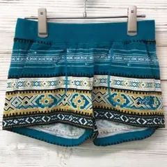 新品未使用 ノースフェイス ショートパンツ 総柄 ブルー 65 G45