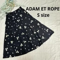 ADAM ET ROPE' ロングスカート フレアスカート 花柄 36