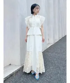 スイッチングレースマーメイドスカート