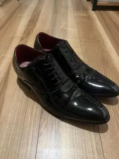 ブラックレザー ドレスシューズ 44