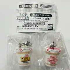 ひ*う様 日清カップヌードル　めじるしアクセサリー　2種　ガチャ　カプセルトイ