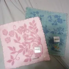 新品未使用タグ付き レノマ タオルハンカチ 2枚セット バラ売り不可