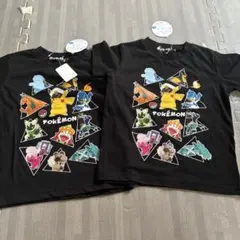 新品 ポケモン Tシャツ 110cm ブラック 2枚セット