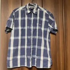 古着　Dickies 半袖チェックシャツ　XL