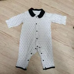 ドット模様ロンパース 70cm