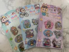 ラブブ ボンボンドロップシール ウォーターシール 3枚