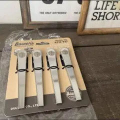 【DULTON】Bower’s ダルトン ステンレスバッグクリップ 4本セットのサムネイル