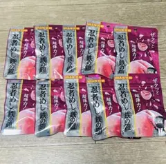 (新商品)忍者めし鉄の鎧　ピーチ味　10袋セット