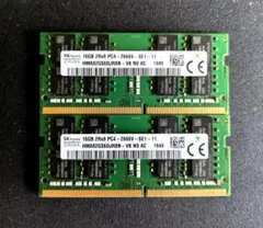 SK hynix 16GB x2 (32G) DDR4-2666V 2枚セットのサムネイル