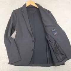 美品✨ニコルクラブ　ジャガード　ストレッチジャケット　ブラック　M
