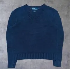 ラルフローレン シルクリネンコットンニット ポニーなし polo ralph