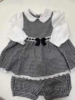 mezzo piano 千鳥格子 ワンピース 80cm