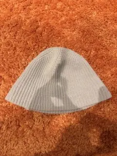グレー ニット バケットハット
