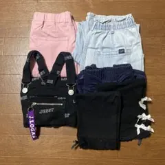 子供服 女の子 150cm デニム ジャンパースカート GU GAP