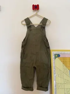 SHEIN オリーブグリーン オーバーオール 18-24M