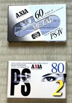 メタルカセットテープ  AXIA PS L 40 14本 AXIA PS METAL カセットテープ 54分 2本セット - メルカリ