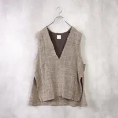 24SS Spick & Span リネンツイードベスト 完売品　尾州 24SS Spick & Span リネンツイードベスト 完売品 尾州 - メルカリ