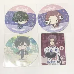 ブルーロック 糸師凛 糸師冴 カフェ コースター 特典 ステッカー