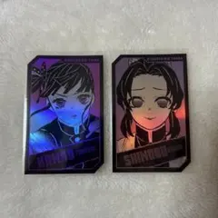 鬼滅の刃 キャラクターズホロカードコレクション 胡蝶しのぶ 栗花落カナヲ