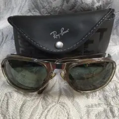 [廃盤品]レイバン　サングラス　サイドストリート　ヴィンテージ Ray-Ban] 90's B&L レイバン サイドストリート オーバル ブラウンx