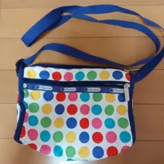LeSportsac ドット柄 ミニショルダーバッグ