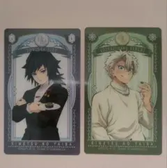 鬼滅の刃　q-pot　ランダムクリアカード　冨岡義勇 不死川実弥　2枚セット