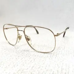 未使用 RODENSTOCK ツーブリッジ 金張り メガネフレーム 金色 レトロ