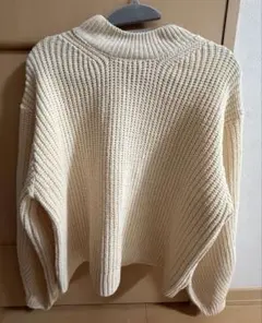 新品　earth music & ecology モールヤーンニット　アイボリー