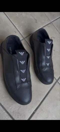 Emporio Armani ブラック スニーカーのサムネイル