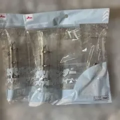 DAISO 3穴バインダー クリアポケットタイプ B7 2点セット