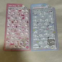 【正規品】ボンボンドロップシールmini サンリオ　シナモン　キティ　2枚セット