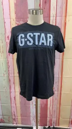 G-STAR RAW 3301 ロゴT L ブラック 半袖 ビッグロゴ メンズのサムネイル
