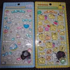 シナモロール・ポムポムプリン ボンボンドロップシールセット