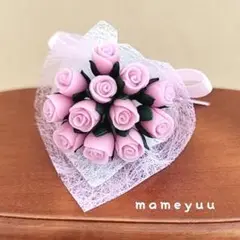 Ｎｏ．２２７２バラの花束(薄いピンク)ダズンローズ