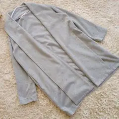 ビームスハート ロングカーディガン グレー BEAMS HEART コーディガン