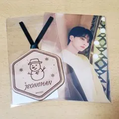 SEVENTEEN ジョンハン セブチカフェ ポストカード ウッドオーナメント